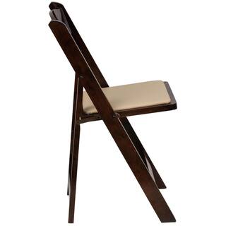 Flash Furniture Fruitwood Wood Folding Chair (4-Pack) CGA-XF-182123-FR-HD