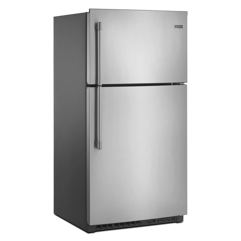 Maytag 21 cu. ft. Top Freezer Refrigerator in Fingerprint Resistant Stainless Steel MRT711SMFZ