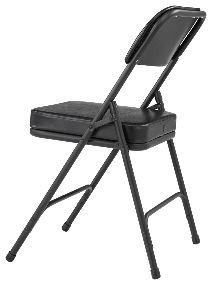 NPS 3200 2 quotVinyl Upholstered Double Hinge Folding Chair  Set of 2   Contemporary   Folding Chairs And Stools   by National Public Seating  Houzz