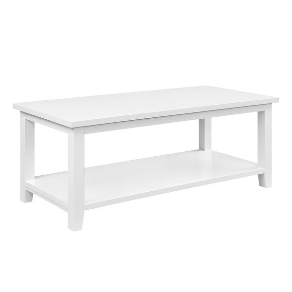 Middlebrook Modern Coffee Table with Lower Shelf