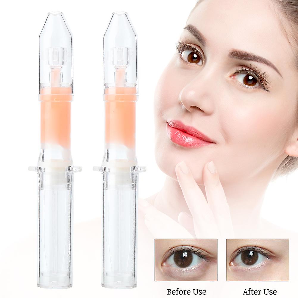 Visualsource 2pcs 1g/ml Quick Dark Circles Eye Bags Removal Moisturizing Eye Cream