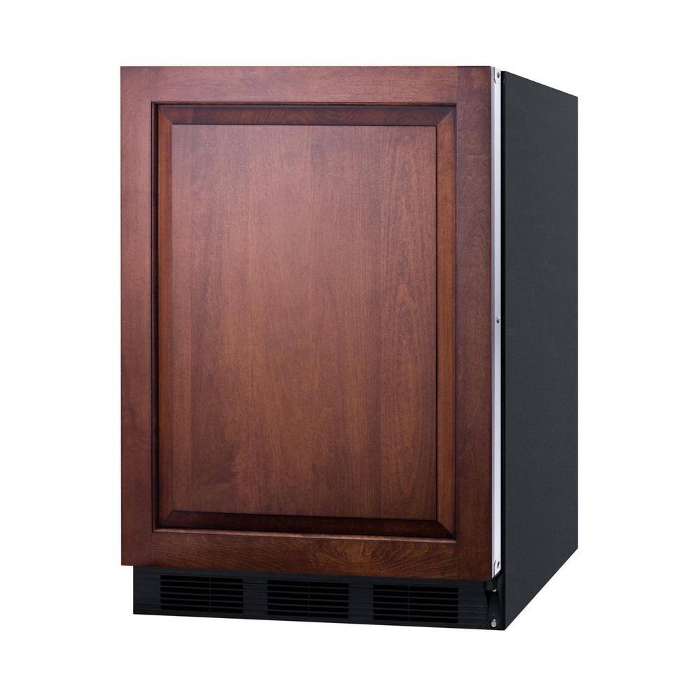 Summit Appliance 5.5 cu. ft. Mini Refrigerator in Black without Freezer Panel-Ready ADA Compliant Height AR5BIF