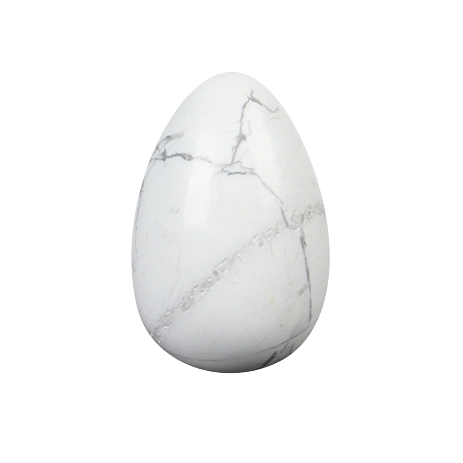 Sanfanil Natural Crystal Jade Eggs Stone Healing Stone Massage Stone Playing Auxiliary Massage Beauty Stone Home Decoration Stone