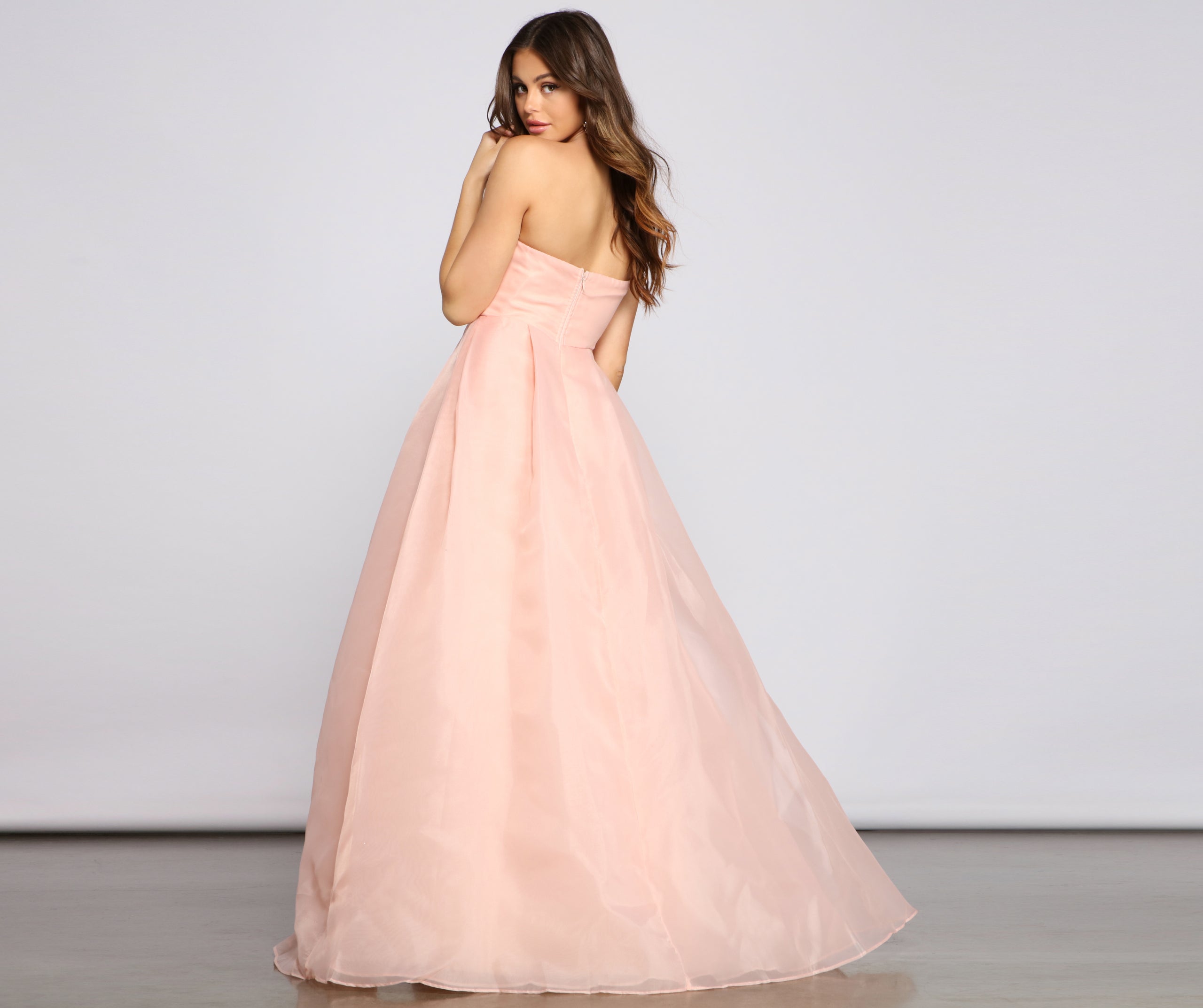 Zora Formal Strapless A-Line Dress