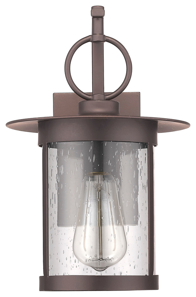 Griflet 1 Light Rubbed Bronze Outdoor Wall Sconce 12 quotHigh   Transitional   Outdoor Wall Lights And Sconces   by CHLOE Lighting  Inc.  Houzz