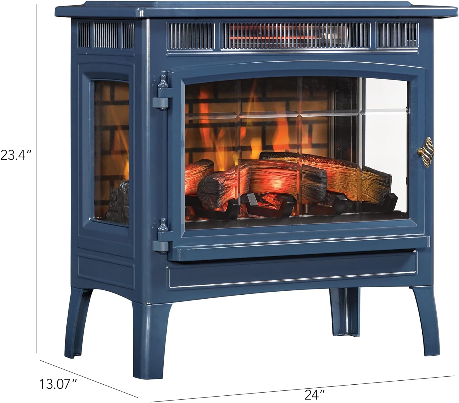 💝Last Day 70% Off✨ Electric Infrared Quartz Fireplace Stove with 3D Flame Effect