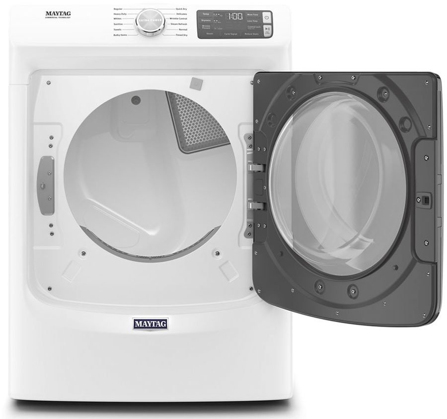 Maytag ADA 7.3 Cu. Ft. White Front Load Electric Dryer With Extra Power And Quick Dry Cycle