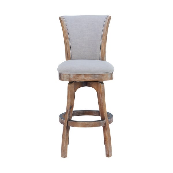 Raleigh Armless Swivel Bar and Counter Height Stool