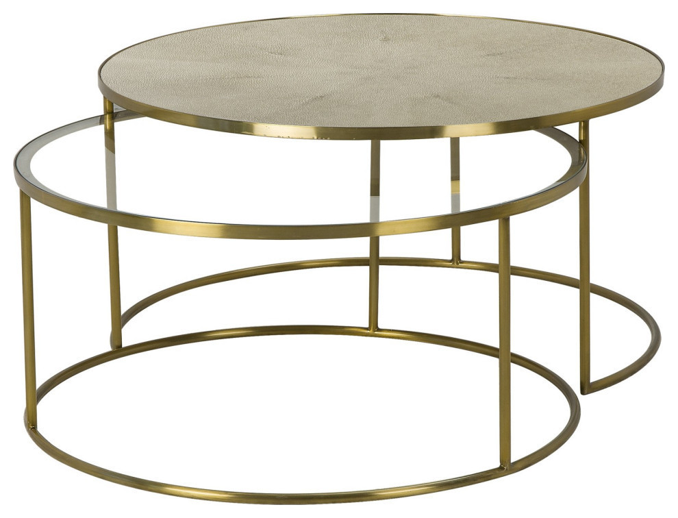 Portia Bunching Coffee Table   Contemporary   Coffee Table Sets   by Rustic Home Furniture Deco  Houzz
