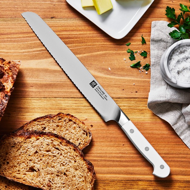 Zwilling Pro Le Blanc 9 inch Z15 Serrated Bread Knife