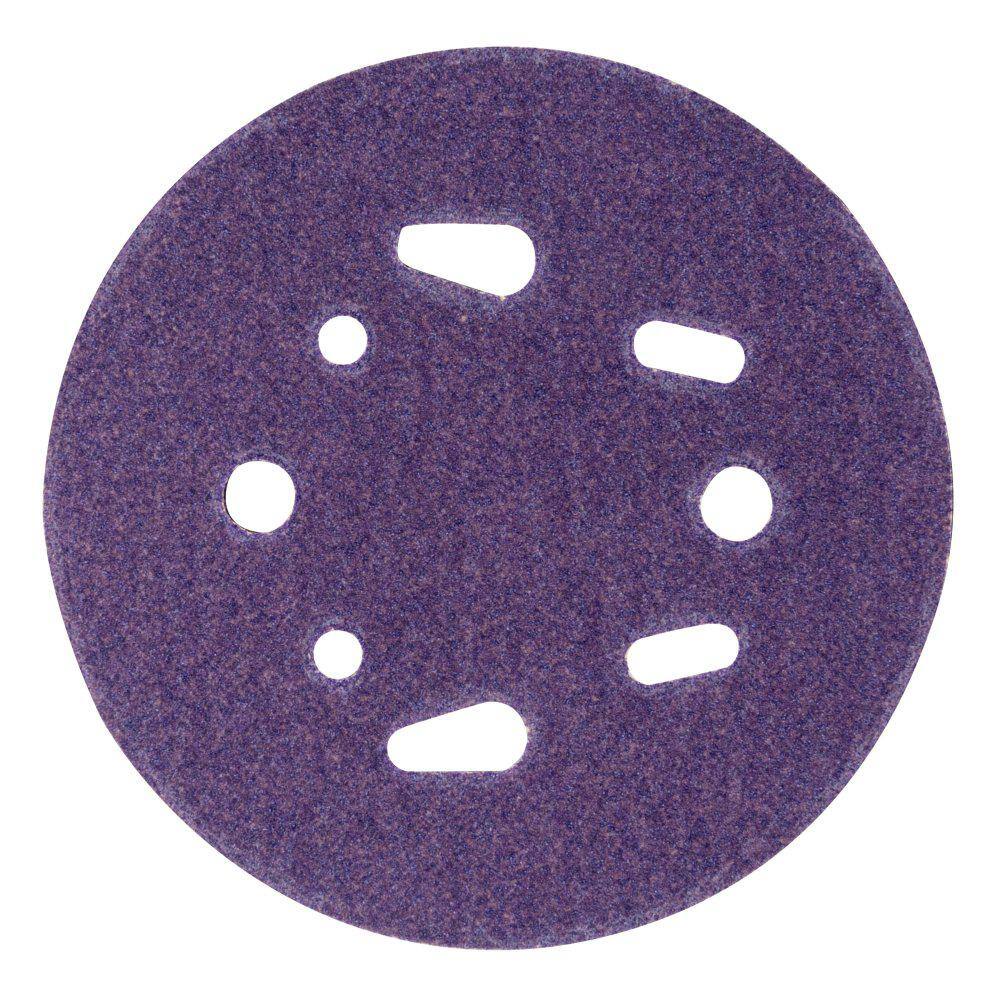 3M 5 in. 60-Grit Ultra Durable Power Sanding Discs with Universal Hole (10-DiscsPack) DISC5IN10PK60