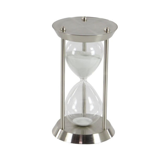 New Traditional Iron And Glass 60 minute Hourglass 12 quot Olivia amp May