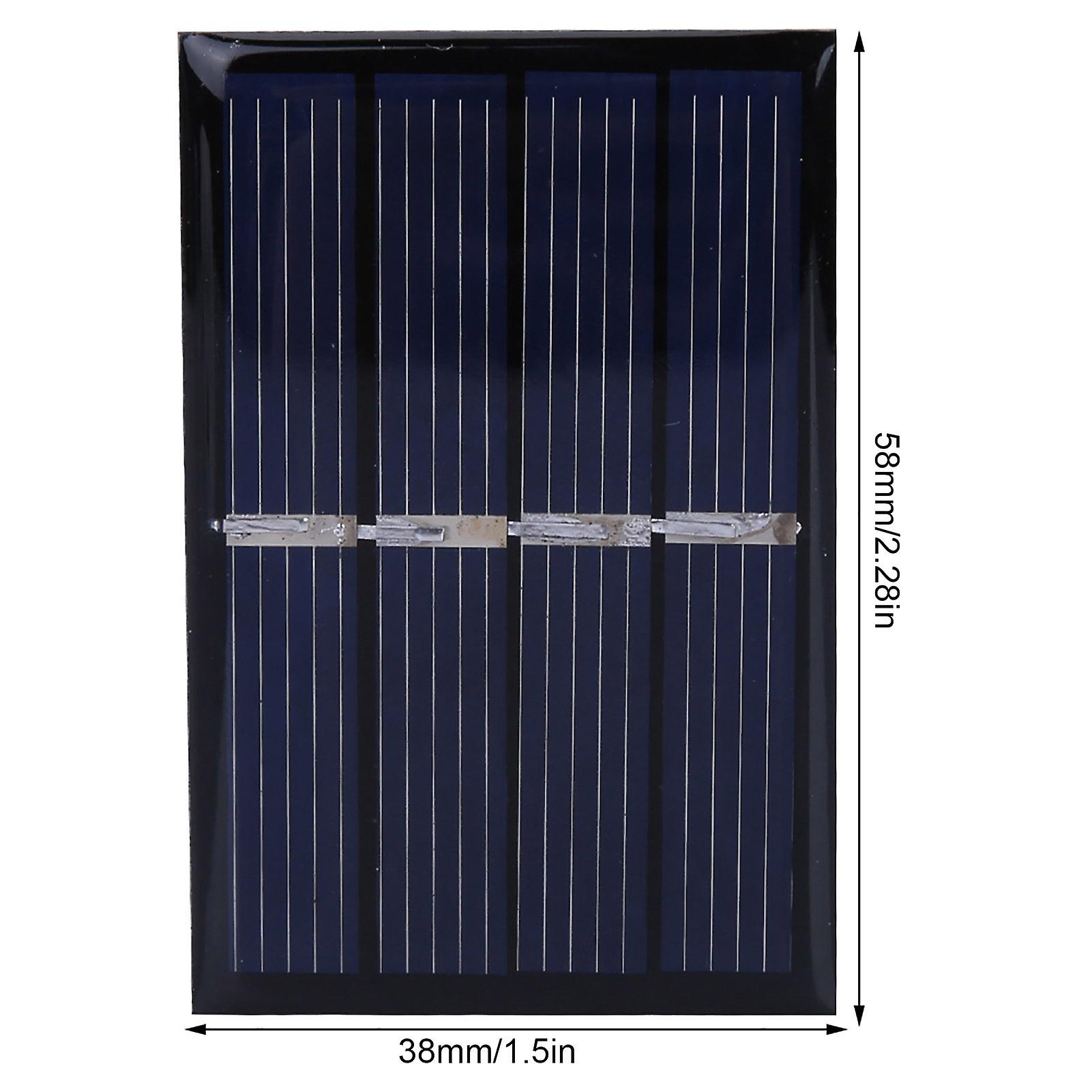 2v 0.28w Mini Solar Panel Battery Charger Polycrystalline Silicon Outdoor Charging Power Supply