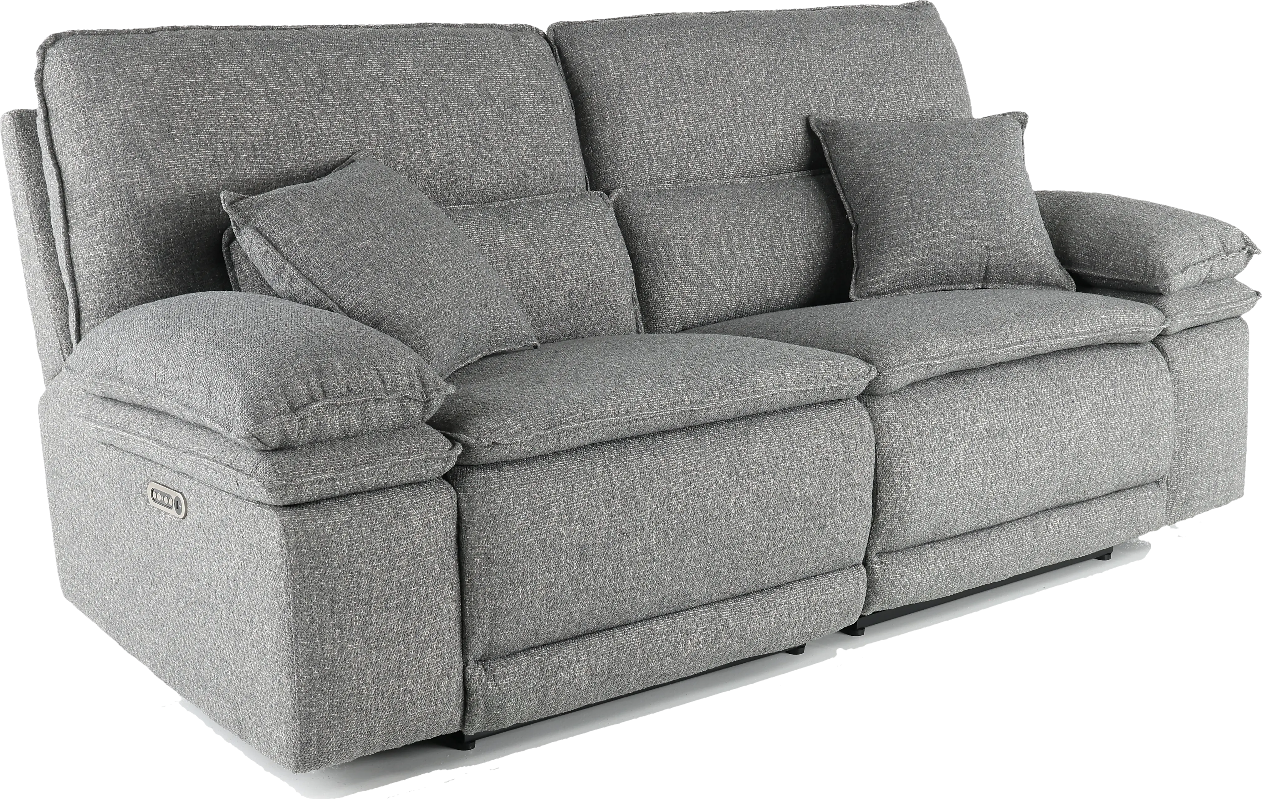 Merino Charcoal Gray Power Reclining Loveseat