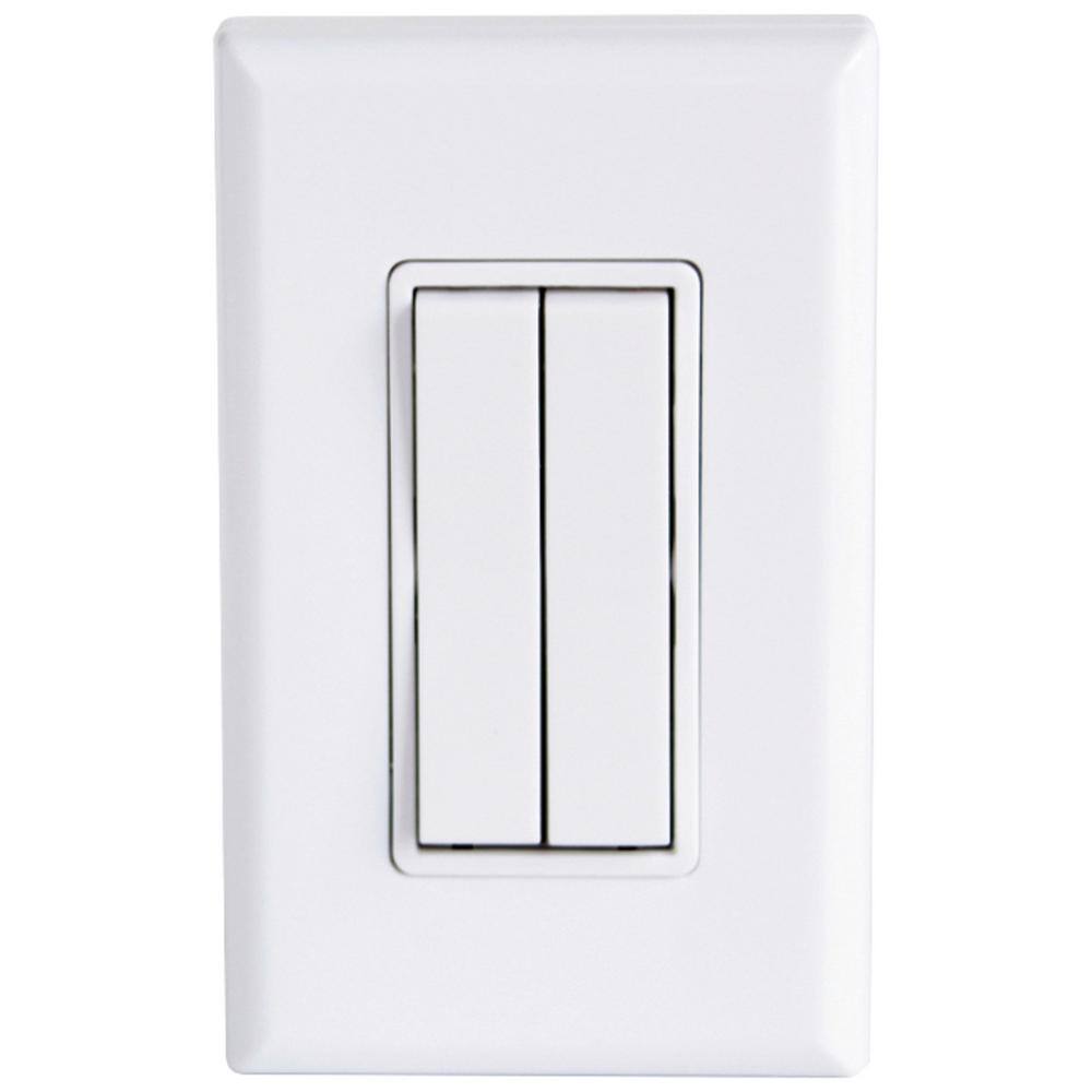 RunLessWire Click for Philips Hue Wireless Dimmer Light Switch FOH-DSWH