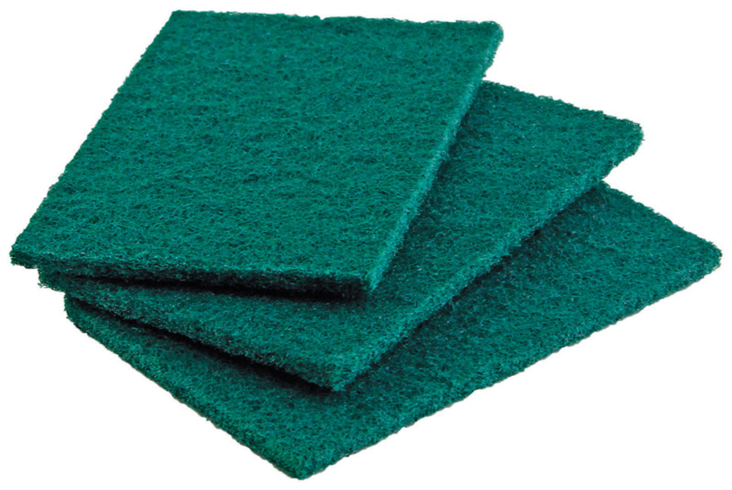 SCOURING PADS GRN 3 PK