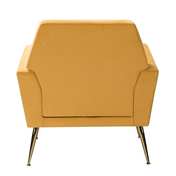 Lilia Contemporary Upholstered Armchair with Tufted Back by HULALA HOME