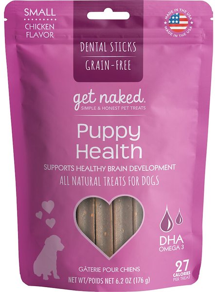 Get Naked Puppy Health Grain-Free Dental Stick Dog Treats