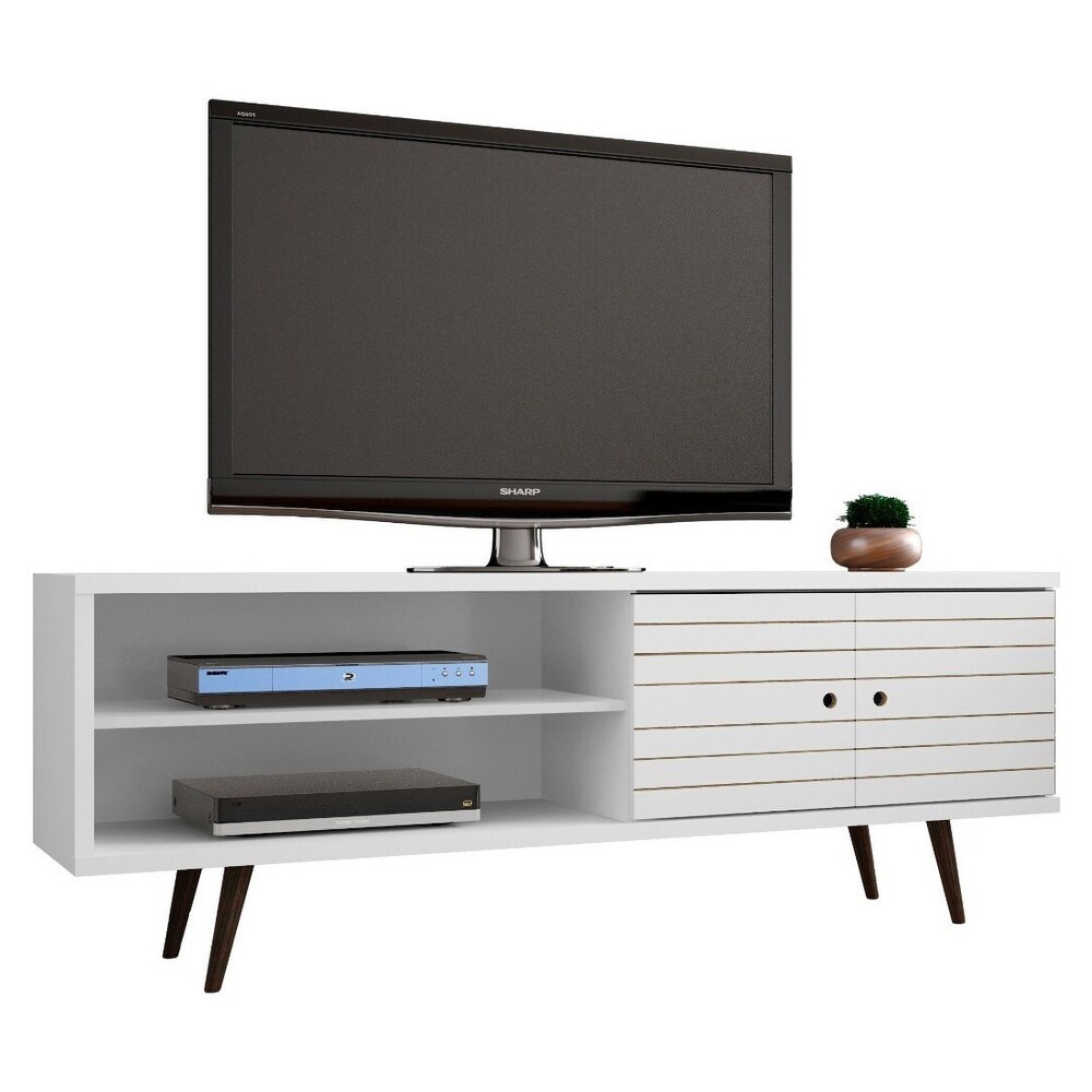 Manhattan Comfort Sortland Wooden Modern Media Cabinet Console