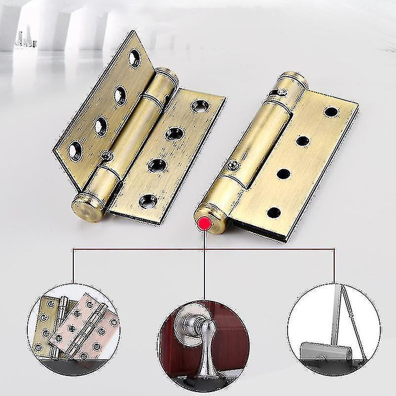 Hinge Invisible Door Self-closing   Damping Hinge Automatic Door Closer Hidden Door