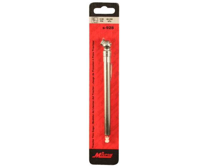 Milton Tractor Tire Gauge - 5-50 PSI - S-928