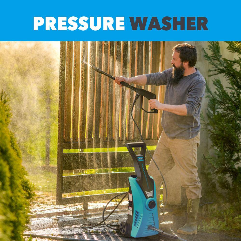 Pulsar 2000 PSI 1.6 GPM Cold Water Electric Pressure Washer with Soap Bottle PWE2001V