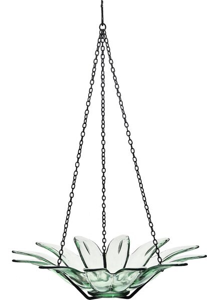 Mosaic Birds Daisy Hanging Bird Feeder， 16.9-oz