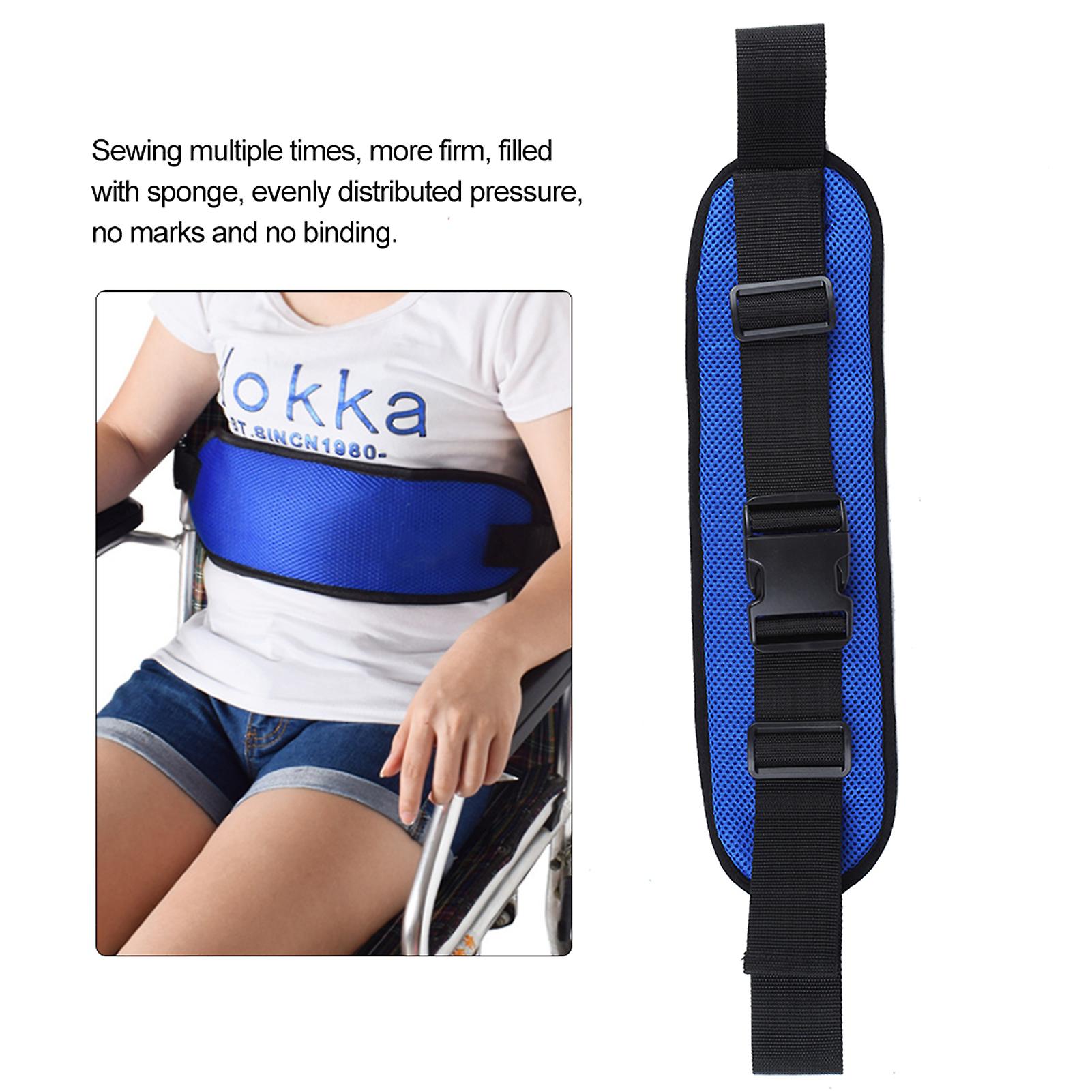 Breathable Adjustable Wheelchair Seat Belt Cushion Safety Harness Straps For Elderly Patientswheelchair Harness