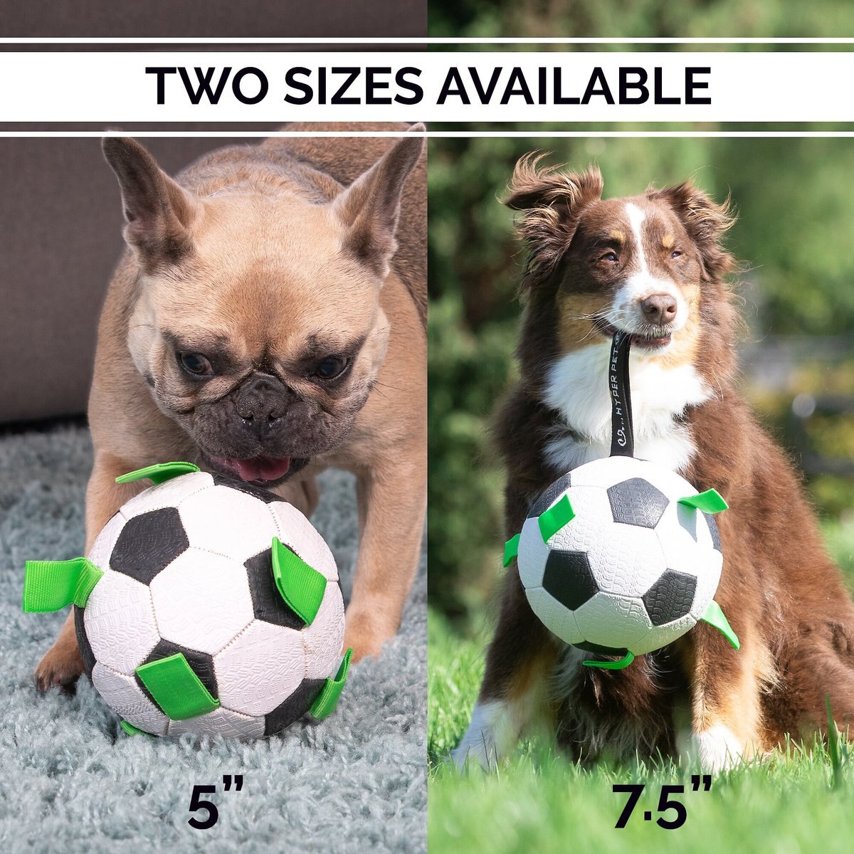 Hyper Pet Grab Tabs Soccer Ball Dog Toy