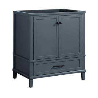 Home Decorators Collection Merryfield 30 in. W x 21-12 in. D Bathroom Vanity Cabinet Only in Dark Blue-Gray 19112-V30-DG