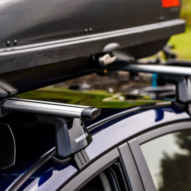 Yakima Baseline Sleek Adjustable Roof Rack Towers With 165 Pound Maximum Load Capacity For Vehicles Without Roof Rails Or Gutters Black Set Of 4