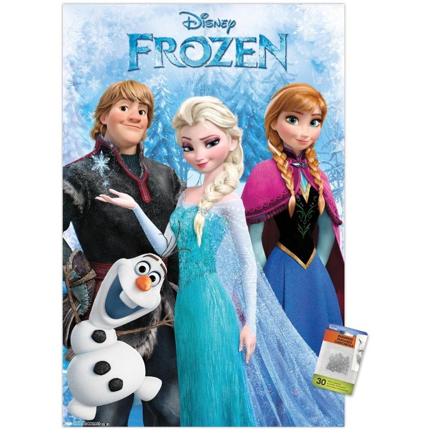 Trends International Disney Pixar Frozen Group Unframed Wall Poster Prints