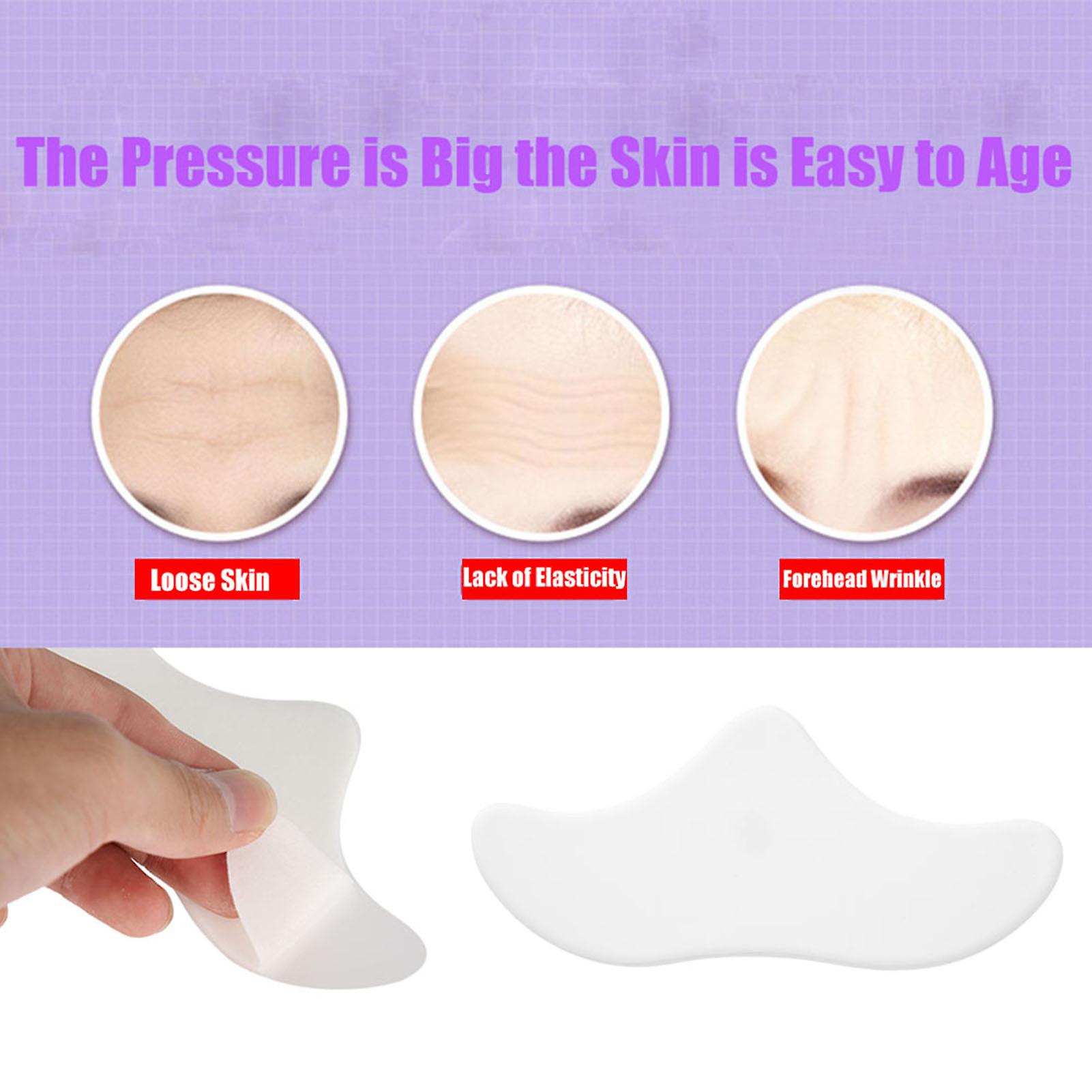 10pcs/bag Antiwrinkle Anti Forehead Lines Skin Moisturizing Repairing Sticker Pad