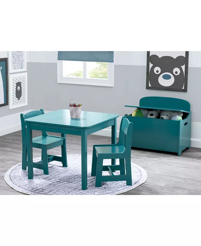 Delta Children Mysize Wood Table and Chairs Set  3 Piece