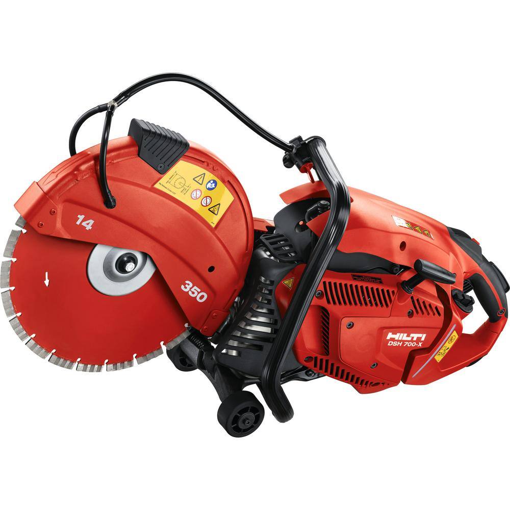 Hilti DSH 700X 70CC 14 in. Hand-Held Concrete Gas Saw with Equidist SPX Diamond Blade 3538194