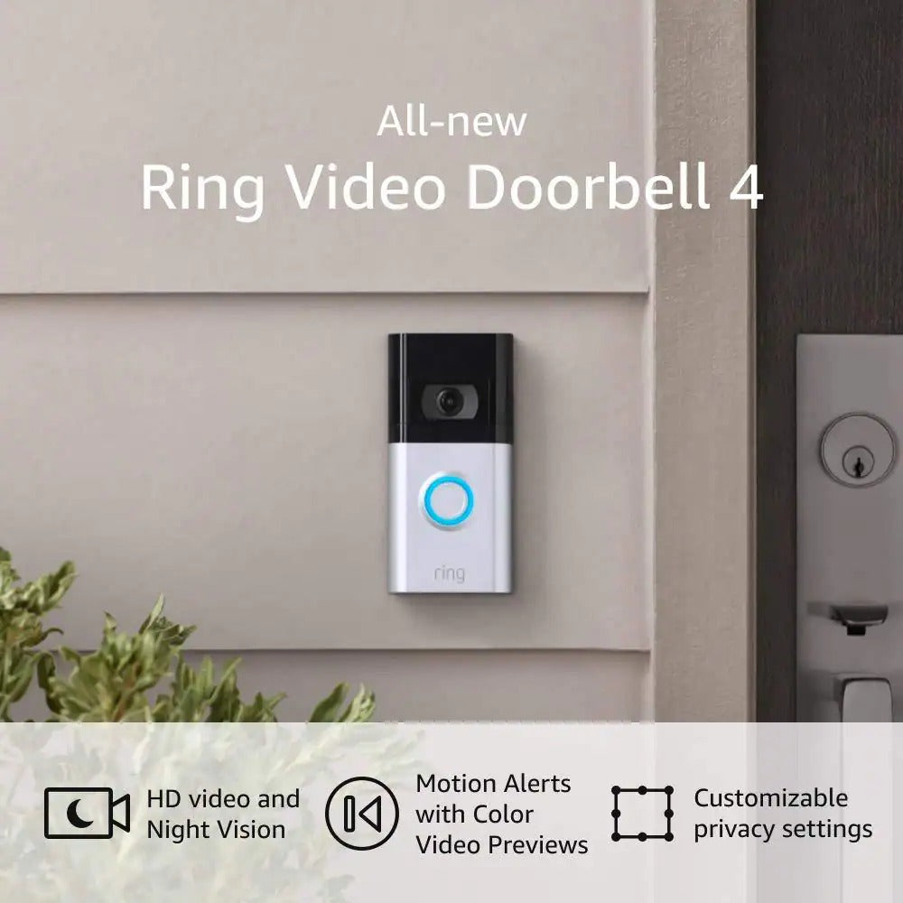 1080p HD Wi-Fi Wired and Wireless Video Doorbell 4