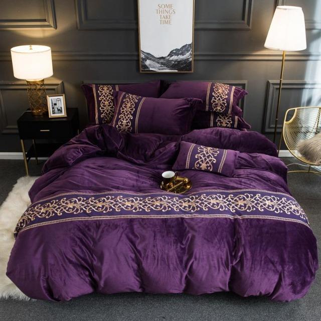 Tawney - Velvet Duvet Cover Set