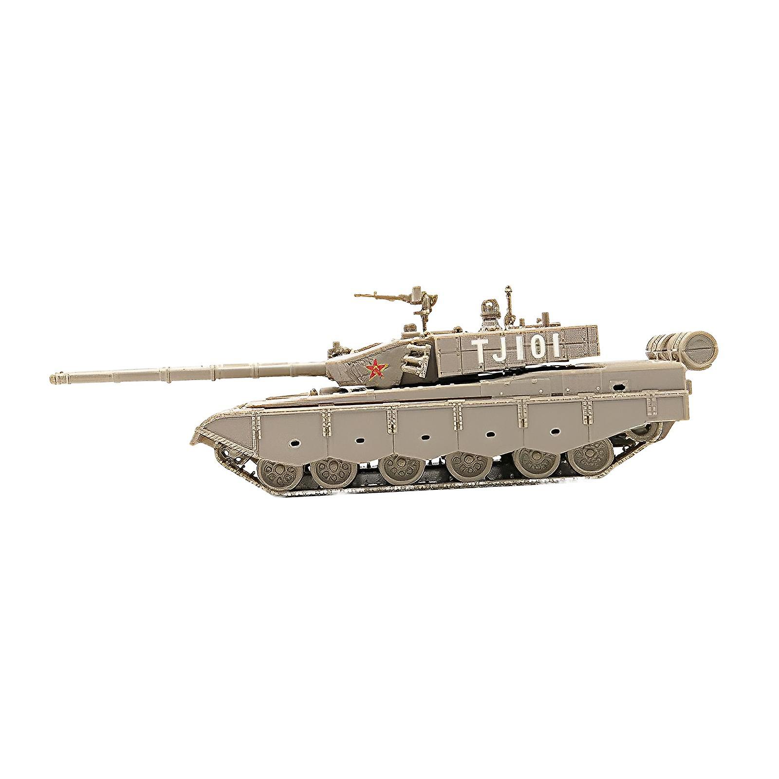 1:72 Scale Puzzles Miniature Armored Tank Toy For Adults Boys Tabletop Decor Khaki