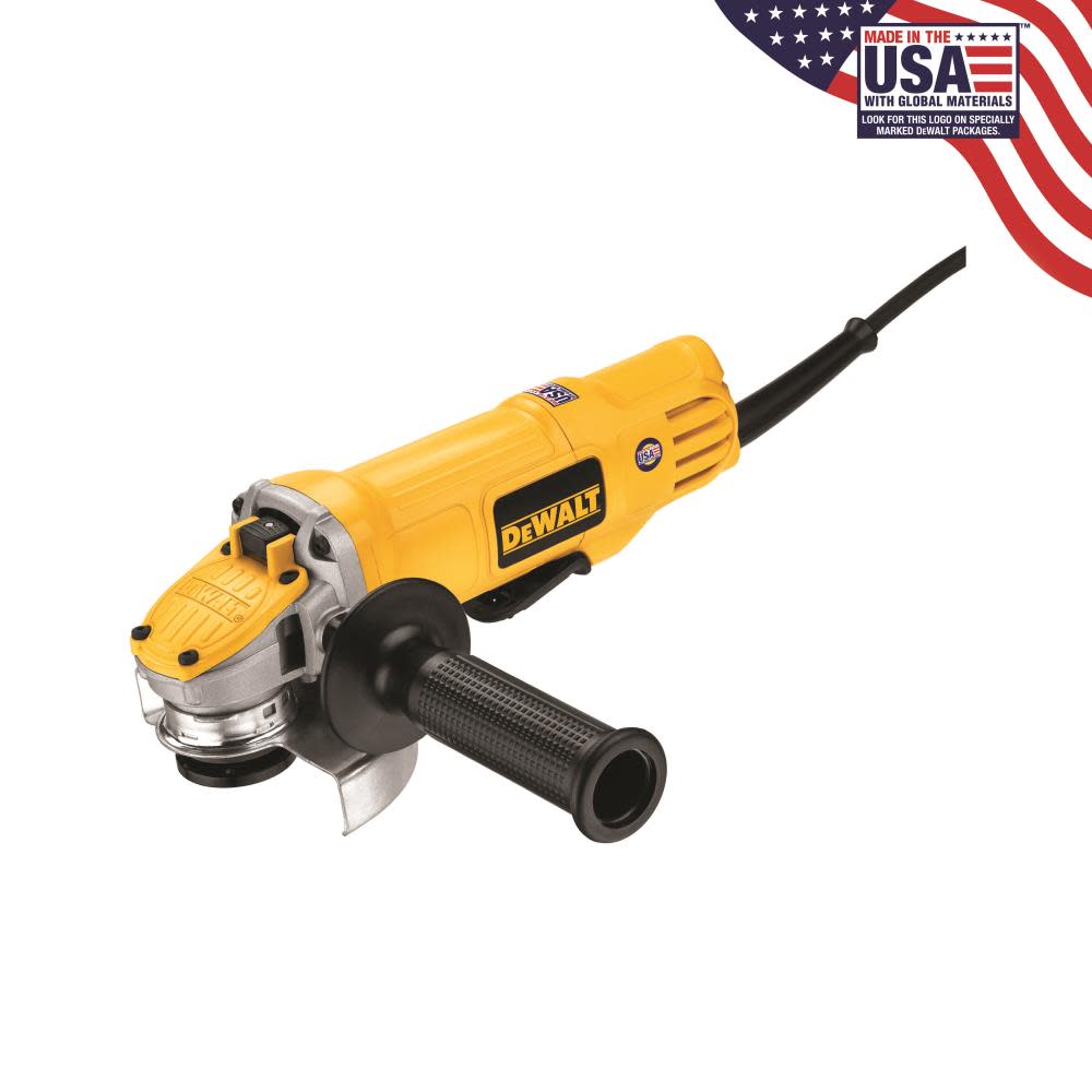 DEWALT 4-1/2 In. Paddle Switch Small Angle Grinder with No Lock On DWE4120N from DEWALT