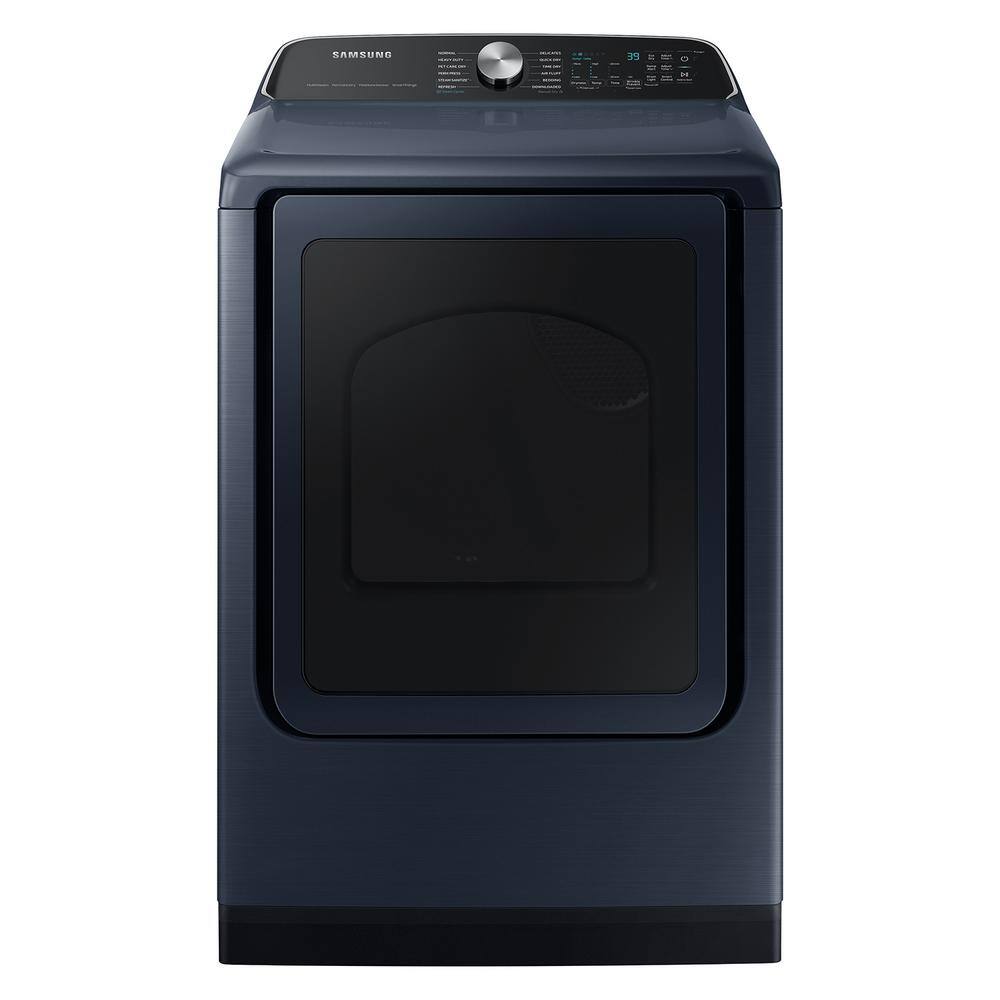  7.4 cu.ft. Smart vented Electric Dryer with Pet Care Dry and Steam Sanitize+ in brushed navy blue DVE54CG7150D