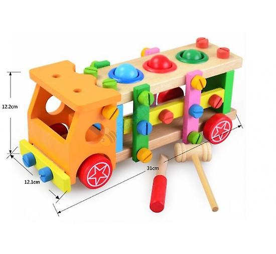 Children's Disassembly Nut Educational Wooden Toy