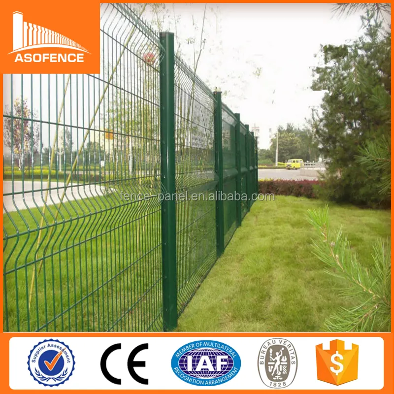 ASO fence factory supply 3d welded curved panel fence for garden Farm