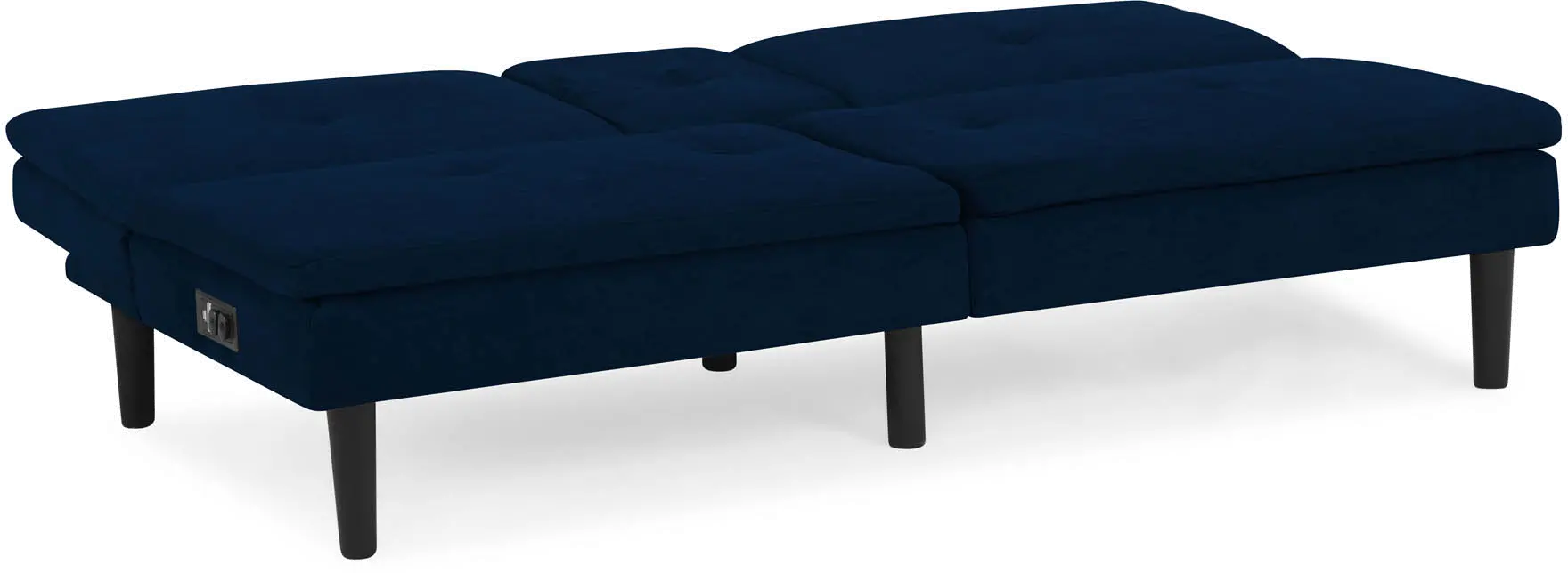 Orlando Dark Blue Serta Convertible Sofa