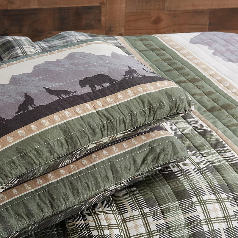 Madelinen? Salt Creek Forest Patchwork Quilt Set with Shams