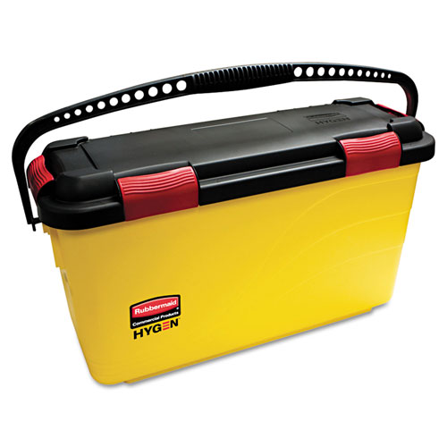 Rubbermaid HYGEN Charging Bucket | Yellow | RCPQ950