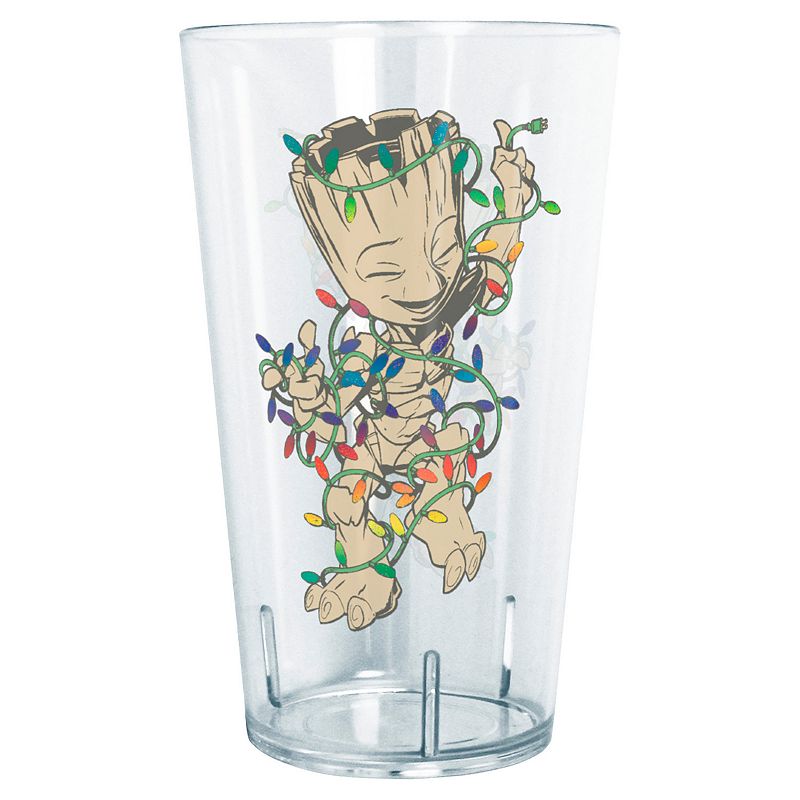 Marvel Guardians of the Galaxy Groot Wrapped In Christmas Lights 24-oz. Tritan Tumbler