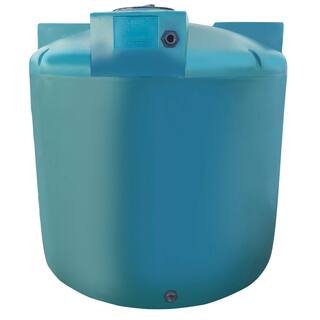 Chem-Tainer Industries 1500 Gal. Green Vertical Water Storage Tank TC1500IW-GREEN