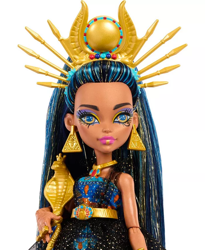 Monster High Cleo De Nile Doll in Monster Ball Party Dress with Accessories