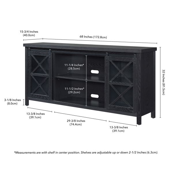 Clementine Rectangular TV Stand for TV's up to 75