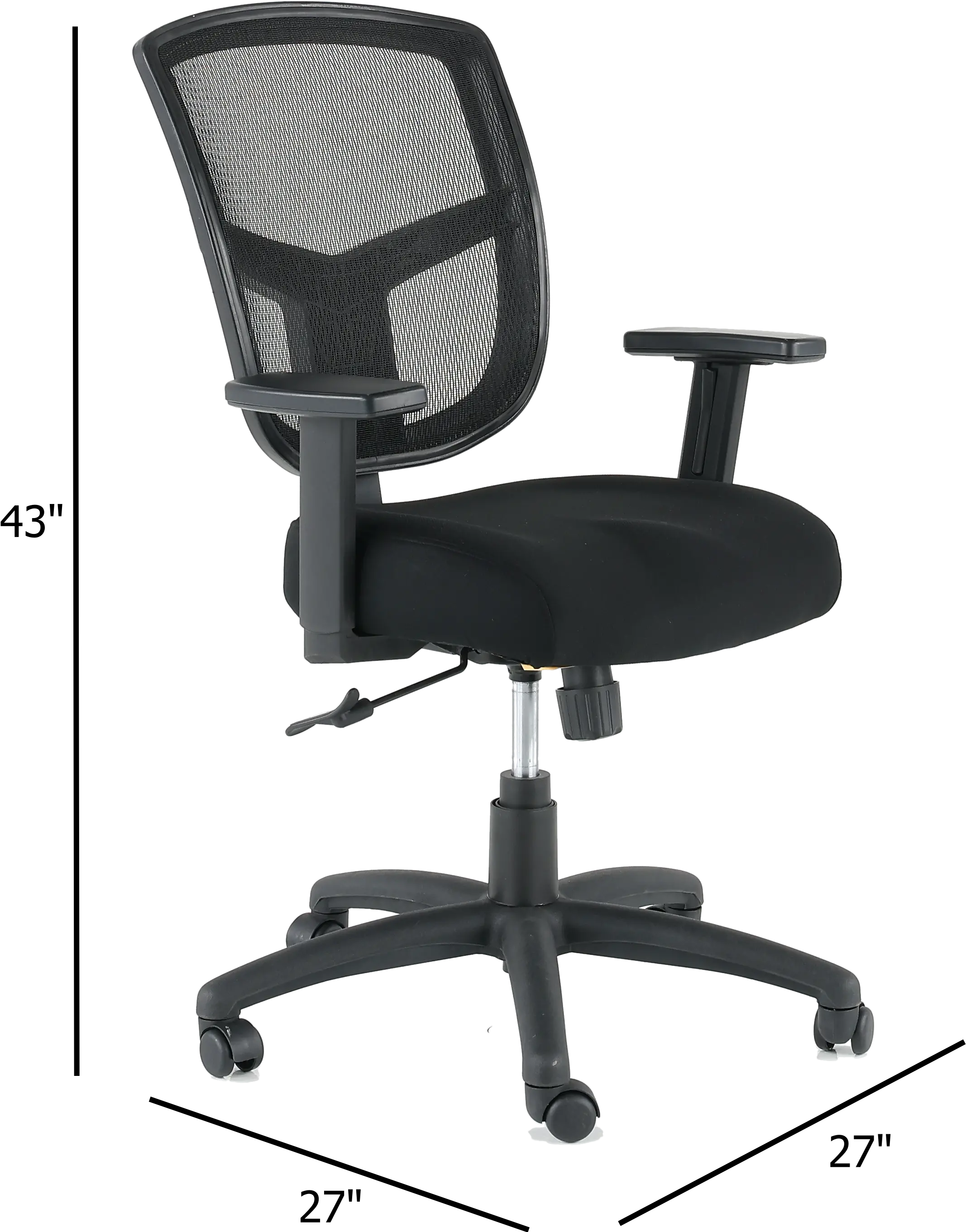 Modern Mesh Black Office Chair